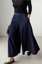 Load image into Gallery viewer, Women&#39;s High Waist Loose Plus Size Straight Denim Jeans
