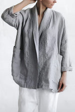 Load image into Gallery viewer, Lapel Pocket Loose Long Sleeve Autumn Cardigan