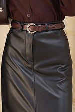 Load image into Gallery viewer, Black Sensual Spring Commuter Casual Split Skirt
