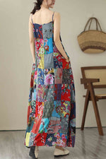 Load image into Gallery viewer, Summer Fresh Suspender Knee-Length Long Dress

