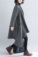 Load image into Gallery viewer, Fall Winter Thickened Long Knitted Plus Size Jacket leemho
