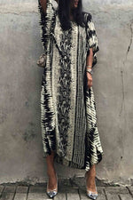 Load image into Gallery viewer, Floral Snake Print Resort Robe Dress

