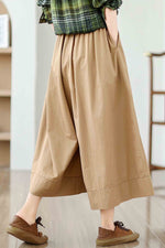Load image into Gallery viewer, Casual Loose-Fitting Plus Size Pocket Culottes
