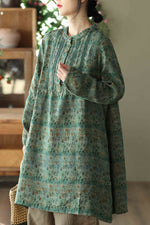 Load image into Gallery viewer, Large Size Pleated Lace Mid-Length Pullover Long-Sleeved Shirt
