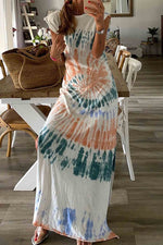 Load image into Gallery viewer, Fashion Printed Loose Irregular Dress

