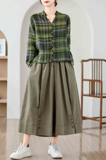 Load image into Gallery viewer, Casual Loose-Fitting Plus Size Pocket Culottes
