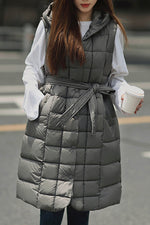 Load image into Gallery viewer, Hooded Vest Thickened Cotton Jacket leemho