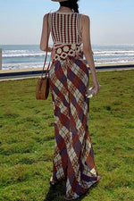 Load image into Gallery viewer, Printed High-Waisted Wide-Leg Beach Culottes
