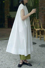 Load image into Gallery viewer, Loose Solid Color Round Neck Thin Robe
