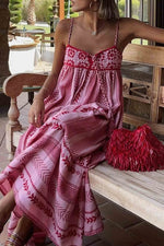 Load image into Gallery viewer, Crochet Patchwork Knitted Sundress
