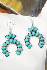 Load image into Gallery viewer, Turquoise Vintage National Style Earrings
