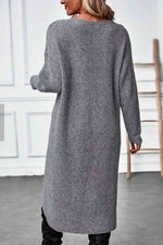 Load image into Gallery viewer, Women&#39;s Knitted Long Dress Jacket
