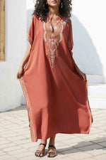 Load image into Gallery viewer, Beach Cover-Up Summer Resort Maxi Dress

