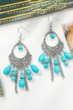 Load image into Gallery viewer, Turquoise Vintage National Style Earrings