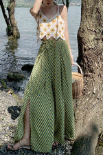 Load image into Gallery viewer, Casual Wide-Leg Flowing Seaside Culottes
