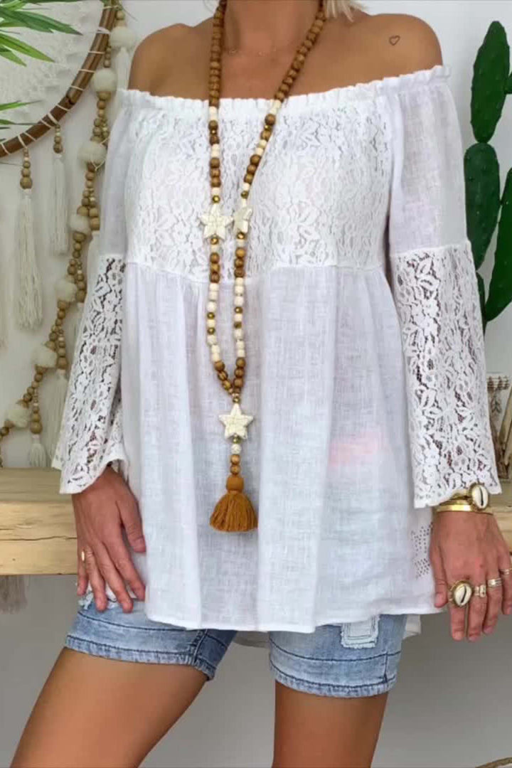 Bohemian fringed sweater chain necklace leemho