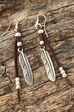 Load image into Gallery viewer, Feather Rope Artistic Vintage Beaded Earrings