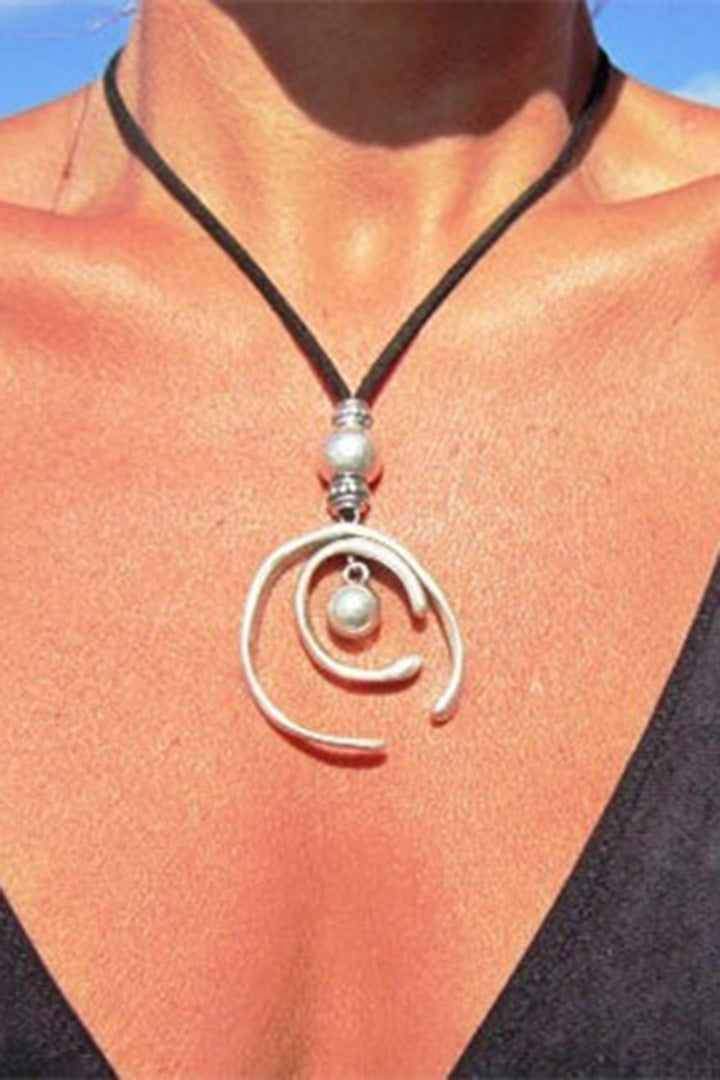 Cashmere Geometric Pendant Jewelry Necklace