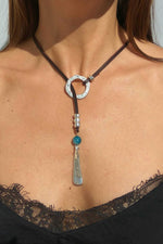 Load image into Gallery viewer, Bohemian Leather Rope Collarbone Necklace