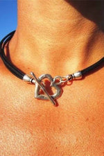 Load image into Gallery viewer, Bohemian Love Leather Rope Necklace