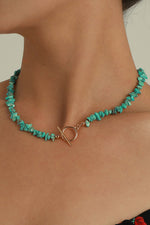 Load image into Gallery viewer, Irregular Turquoise Shape Chic Boho Necklace leemho