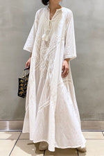 Load image into Gallery viewer, Summer Loose Lace Long Dress