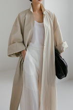 Load image into Gallery viewer, New Chic Cotton Linen Loose Plus Size Shirt Dress leemho