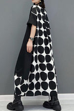 Load image into Gallery viewer, Plus Size Polka Dot Loose Casual Dress