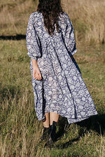 Load image into Gallery viewer, Floral Fashion Loose Casual Long Sleeve Summer Dress leemho