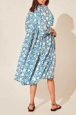 Load image into Gallery viewer, Floral Fashion Loose Casual Long Sleeve Summer Dress