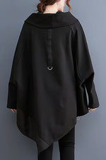 Load image into Gallery viewer, Fall Plus Size Pullover Long Sleeve Irregular Design Sweatshirt Jacket leemho