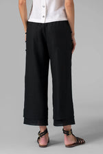 Load image into Gallery viewer, Casual Vent Horn Linen Long Pants leemho
